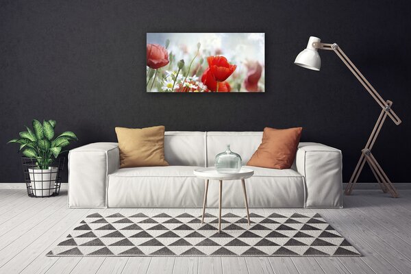 Quadro su tela Fiori, petali, piante 100x50 cm