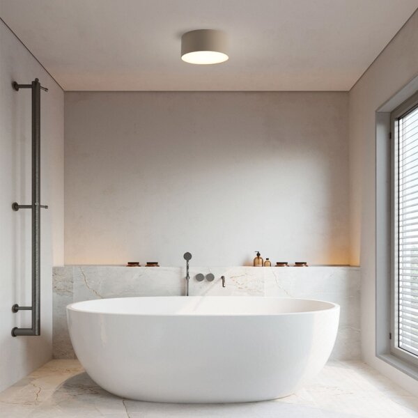 Brilagi - Plafoniera da bagno a LED FORIS LED/20W/230V diametro 15 cm beige IP44
