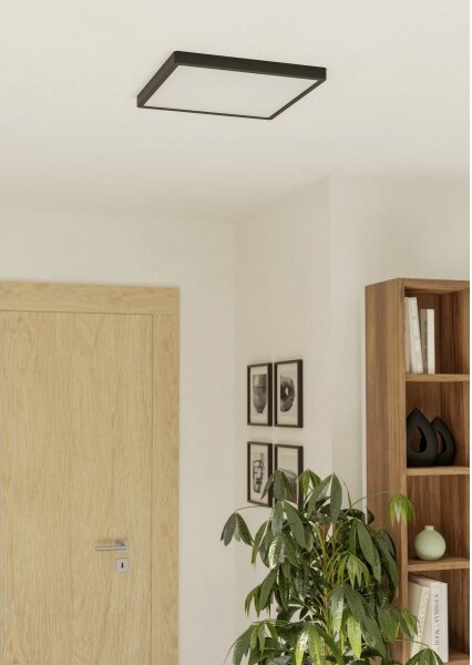 Eglo 901305-LED Plafoniera FUEVA LED/17,5W/230V 2700/4000/6500K 39x39cm nera