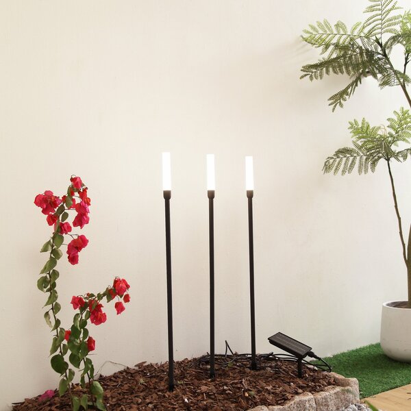 Lampade da esterno Lindby, Balian, Nero, Alluminio, Moderno