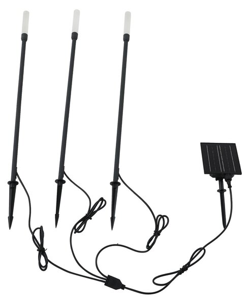 Lampade da esterno Lindby, Balian, Nero, Alluminio, Moderno