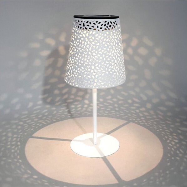 Lampada da tavolo solare a LED LUVETRA LED/1xAA 4000K IP44 200 mAh bianca