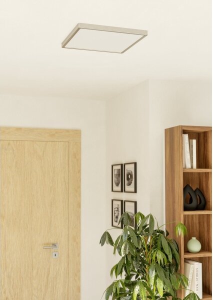 Eglo 901323 - Plafoniera FUEVA LED/17,5W/230V 2700/4000/6500K 39x39 cm cromo