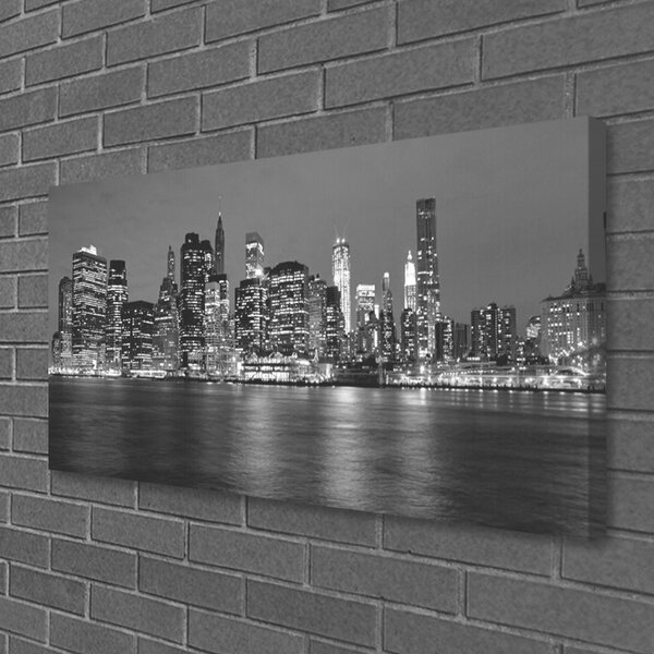 Quadro su tela Palazzo della città 100x50 cm