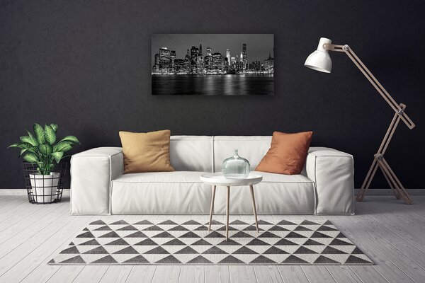 Quadro su tela Palazzo della città 100x50 cm