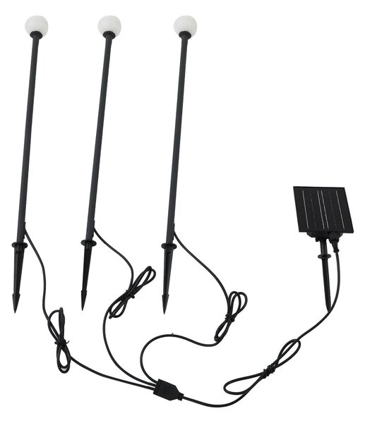 Lampade da esterno Lindby, Freydis, Nero, Alluminio, Moderno