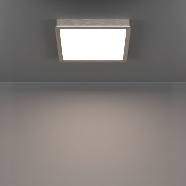 Eglo 901321 -LED Plafoniera FUEVA LED/10,5W/230V 2700/4000/6500K 22x22 cm cromo