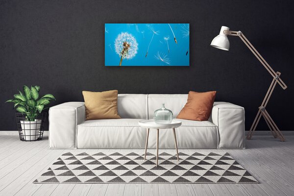 Quadro su tela Fiori di tarassaco Natura 100x50 cm