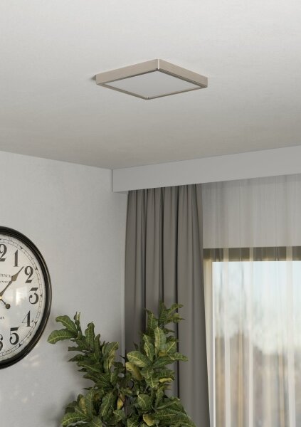 Eglo 901321 -LED Plafoniera FUEVA LED/10,5W/230V 2700/4000/6500K 22x22 cm cromo