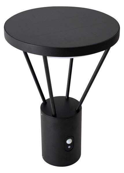 Lampade da esterno Lucande, Elario, Nero, Terrazza, Alluminio, Moderno