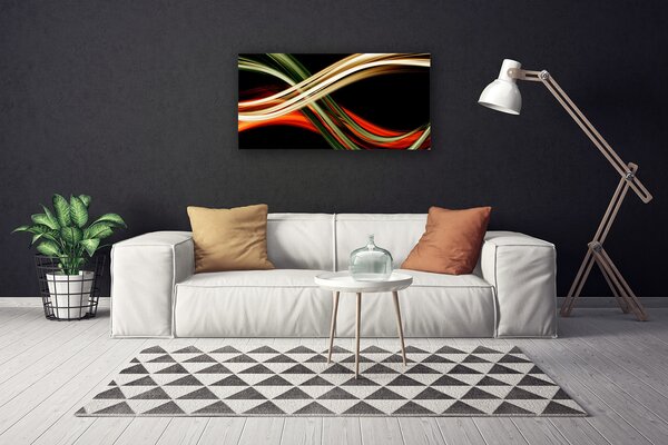 Foto quadro su tela Arte astratta 100x50 cm