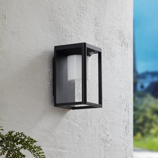 Lampade da esterno Lucande, Tilena, Nero, Balcone, Alluminio, Moderno