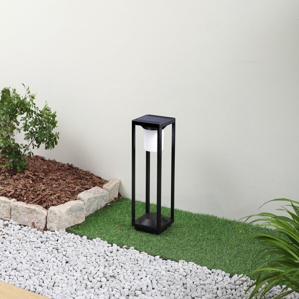 Lampade da esterno Lucande, Nilea, Nero, Terrazza, Alluminio, Moderno