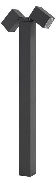 Lampade da esterno Lindby, Othil, dimmerabile, Grigio, Balcone, Alluminio, Moderno