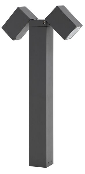 Lampade da esterno Lindby, Othil, dimmerabile, Grigio, Balcone, Alluminio, Moderno