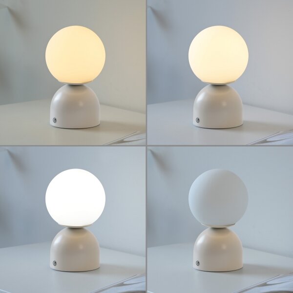 Schöner Wohnen 19218-39 - Lampada da tavolo LED dimmerabile RUDI LED/1,2W/5V grigia