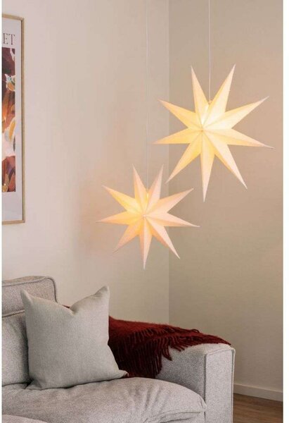 Lampada a sospensione Globen Lighting, Bianco, Tessuto / Tessile
