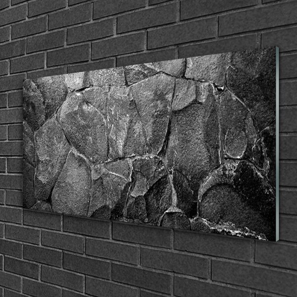 Quadro in vetro Rocce naturali 100x50 cm 2 appendini