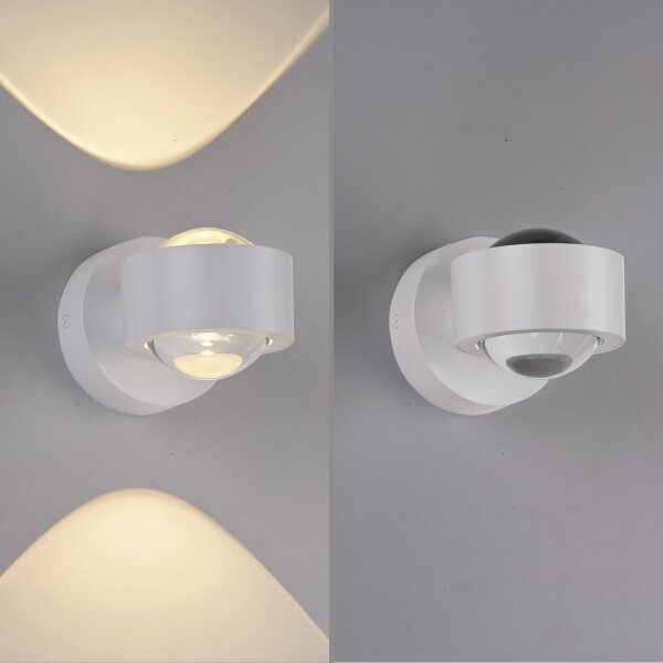 Schöner Wohnen 19331-16 - Applique LED CHIA 2xLED/2W/230V bianco