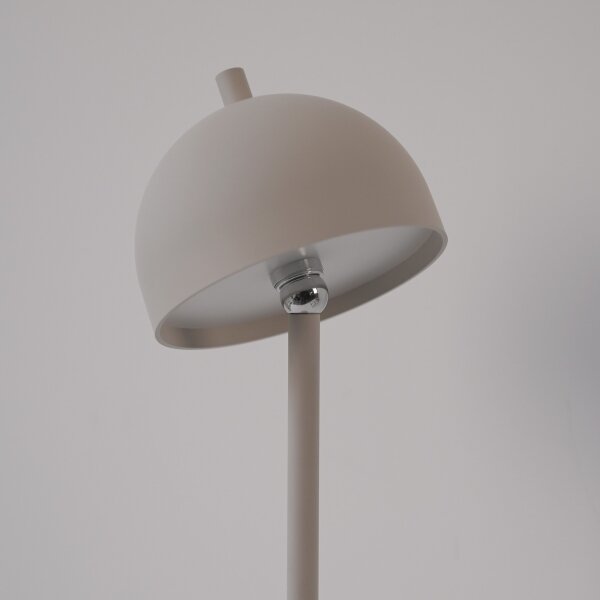 Schöner Wohnen 19245-39 - Lampada da terra LED dimmerabile BELLIS, 2,5W/5V, IP54, grigio