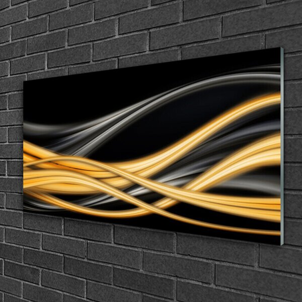 Quadro di vetro Grafica astratta 100x50 cm 2 appendini