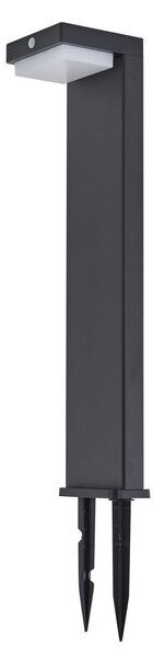 Lampade da esterno Lindby, Eleazar, dimmerabile, Nero, Balcone, Alluminio, Moderno