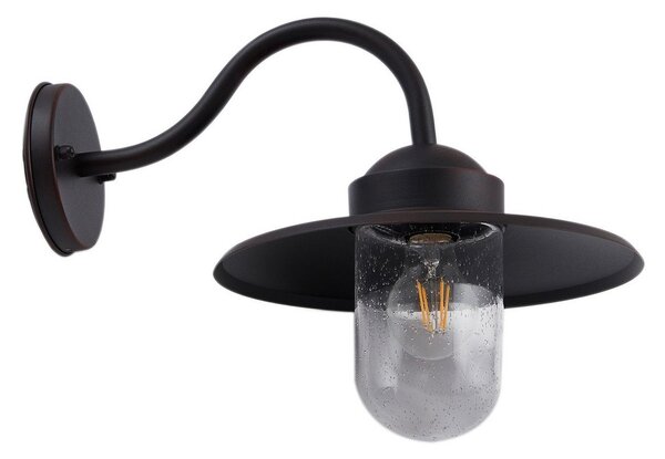Lampade da esterno Lindby, Bilma, dimmerabile, Marrone / Ruggine, Balcone, Alluminio, Moderno