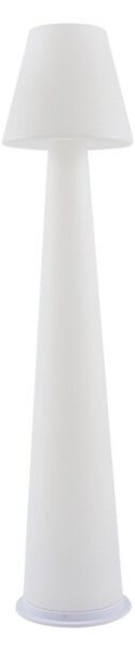 Lampade da esterno Lucande, Gauri, dimmerabile, Bianco, Terrazza, Plastica, Moderno