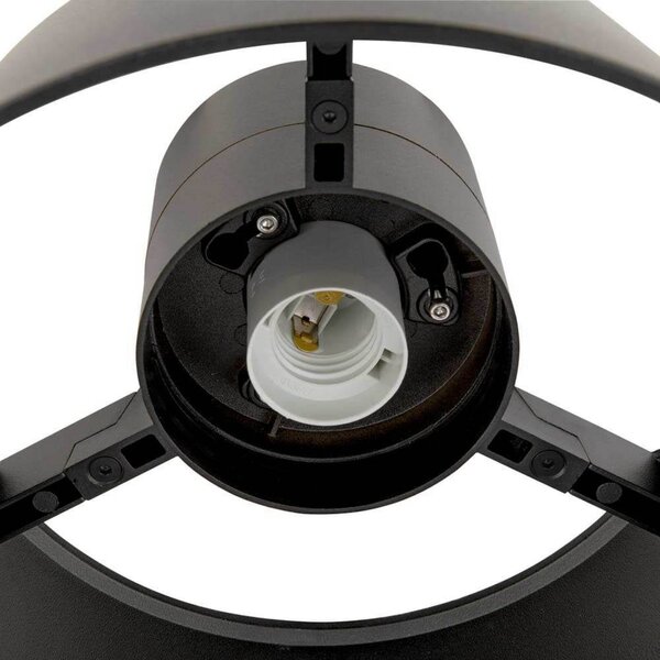 Photoni Cyl All'aperto Plafoniera Cylindrical Black