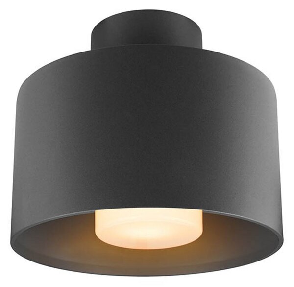 Photoni Cyl All'aperto Plafoniera Cylindrical Black