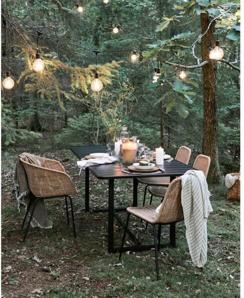 Light String Lights Ghirlanda Luminosa Nero - House Doctor