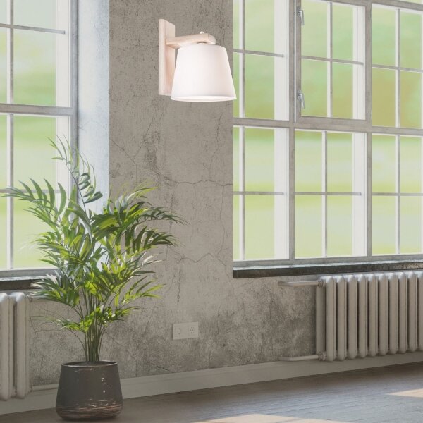 Applique AIDA 1xE27/60W/230V rovere