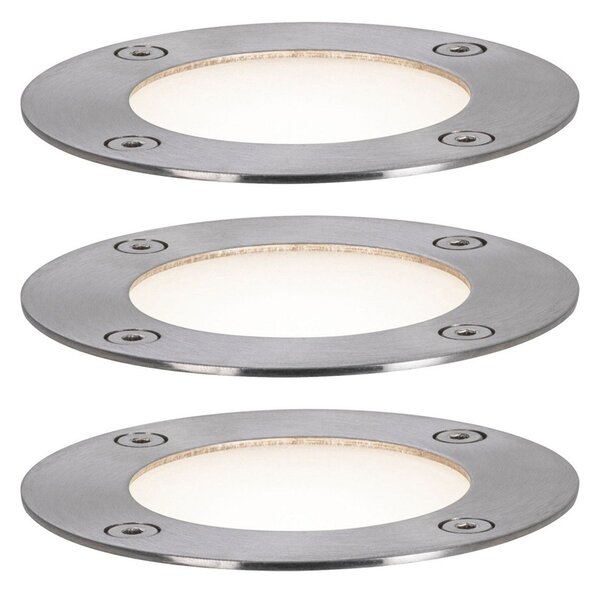 Lampade da esterno Paulmann, Einbauleuchte, dimmerabile, Grigio, Metallo, Moderno