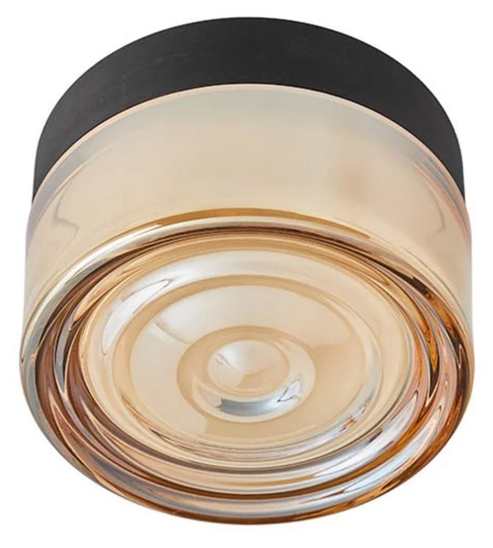 Applique da parete LOOM DESIGN, Otto Wave, dimmerabile, Arancione, Bagno, Vetro, Moderno