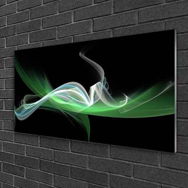 Quadro in vetro Grafica astratta 100x50 cm 2 appendini