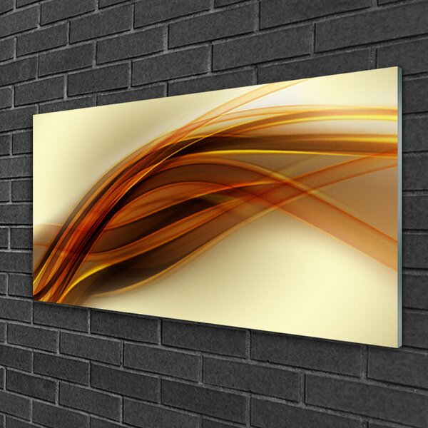 Quadro vetro Grafica astratta 100x50 cm 2 appendini