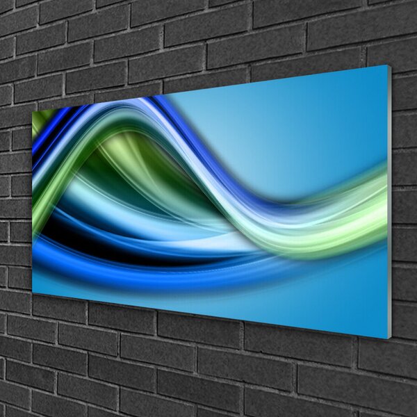 Quadro in vetro Grafica astratta 100x50 cm 2 appendini