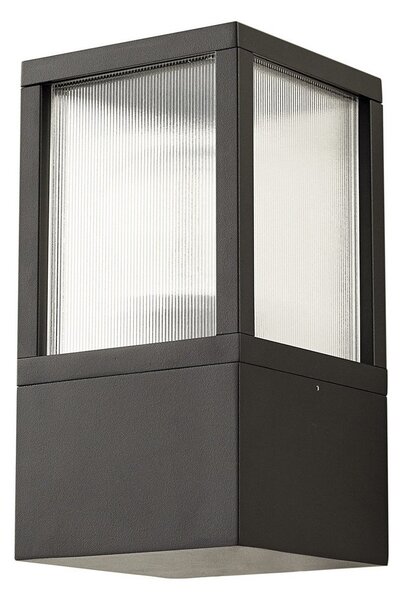Lampade da esterno Lucande, Klemens, dimmerabile, Nero, Balcone, Alluminio, Moderno