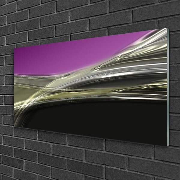 Quadro in vetro Grafica astratta 100x50 cm 2 appendini