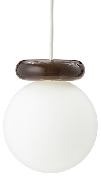 Lampada a sospensione Normann Copenhagen, Hinx, dimmerabile, Marrone / Ruggine, Cucina, Vetro, Design