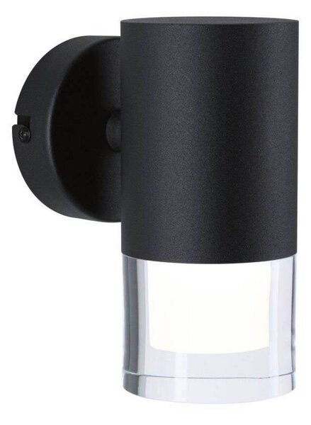 Aplique da parete/plafoniera Kame IP44 Signal Black