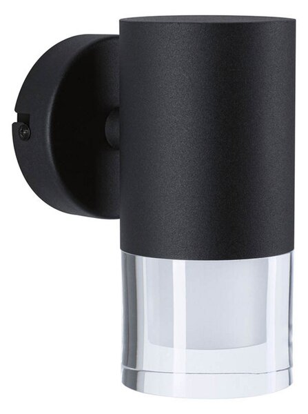 Aplique da parete/plafoniera Kame IP44 Signal Black