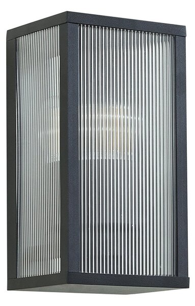 Lampade da esterno Lindby, Peldar, dimmerabile, Nero, Terrazza, Alluminio, Moderno