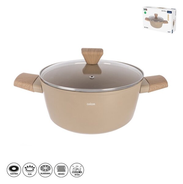 Casseruola con coperchio incluso/con superficie in ceramica 4,4 l Ecrina – Orion