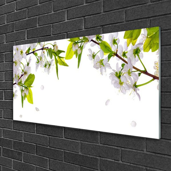 Quadro su vetro Fiocchi Natura 100x50 cm 2 appendini