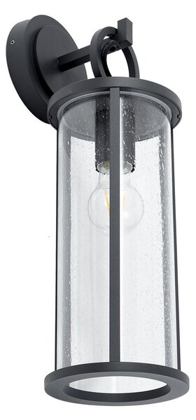 Lampade da esterno Lucande, Emmeline, dimmerabile, Nero, Terrazza, Alluminio, Moderno