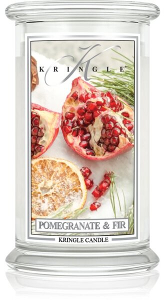 Kringle Candle Pomegranate & Fir candela profumata 624 g