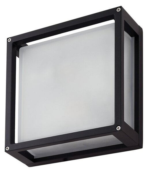 Lampade da esterno Lucande, Aurelien, dimmerabile, Nero, Balcone, Alluminio, Moderno