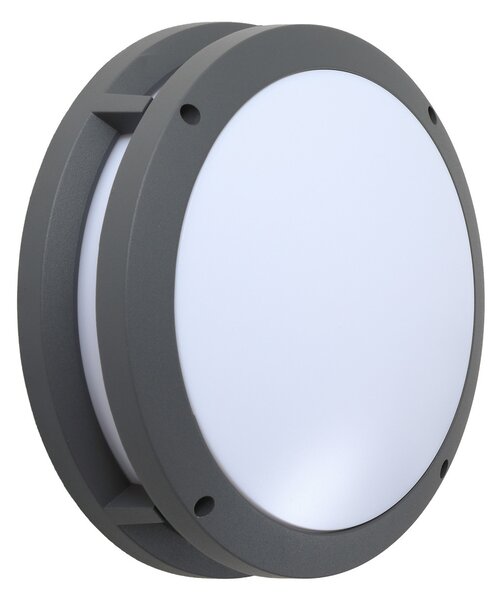 Lampade da esterno Lindby, Liren, dimmerabile, Grigio, Balcone, Alluminio, Moderno