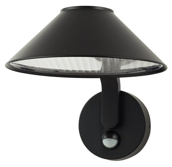 Lampade da esterno Lindby, Capelo, Nero, Balcone, Alluminio, Moderno